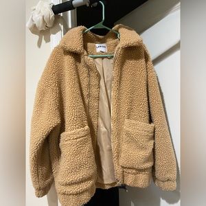I.am.Gia Sherpa camel jacket size small